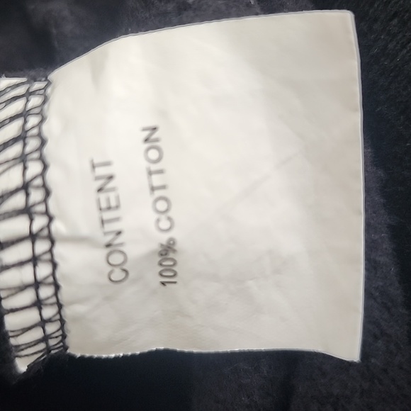 ELLANDEMM Sauvage Star V-Neck Sweatshirt S/M Black & White - Picture 6 of 7